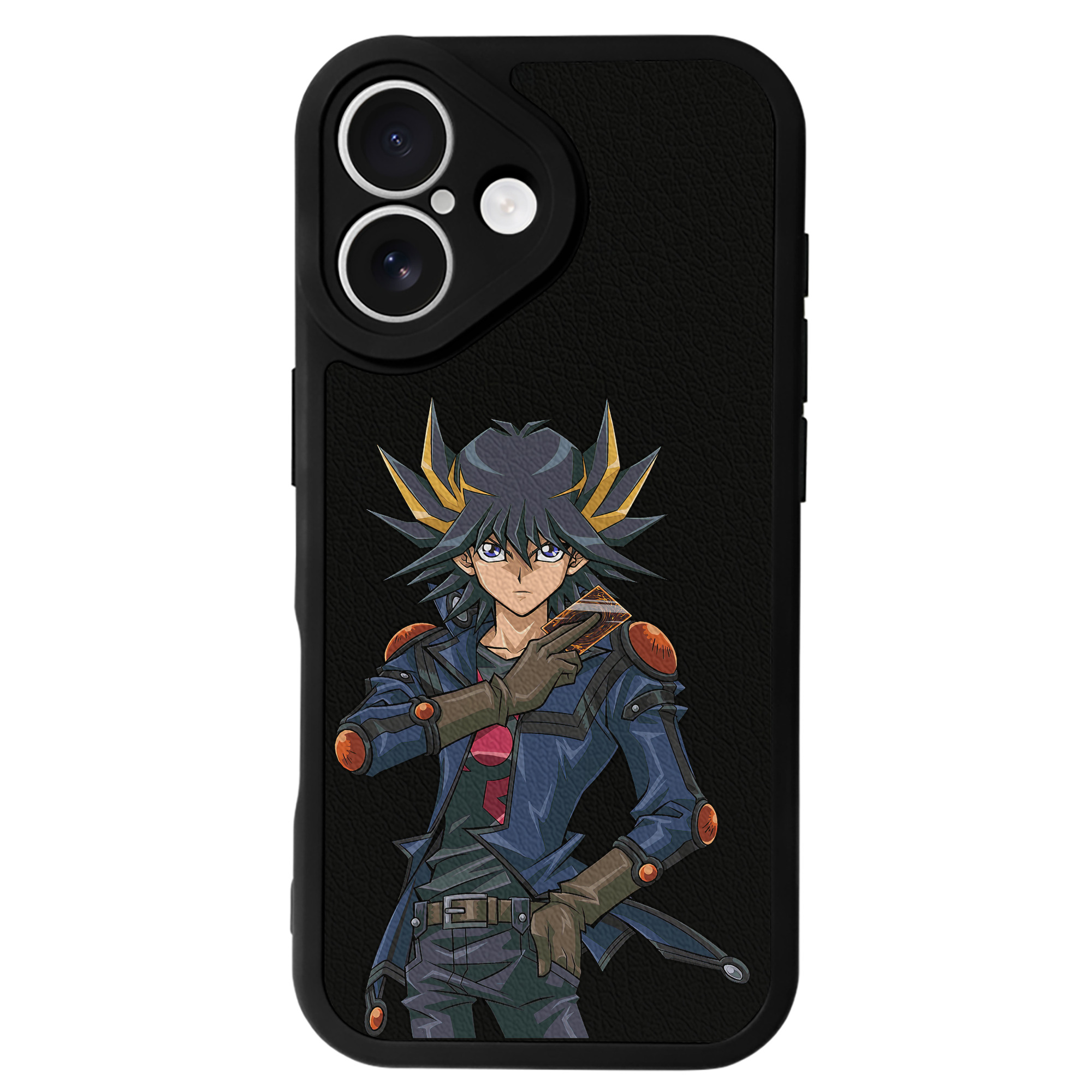 遊☆戯☆王 Yu-Gi-Oh! 【iPhone 16シリーズ対応】シリコンスマホケース（レザー調） 材質：シリコン